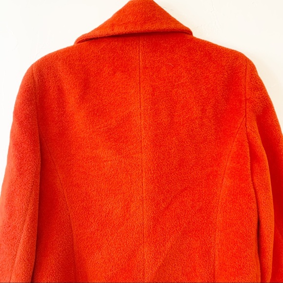 Suri Incalpaca Tx Orange Coat Size Large - Picture 12 of 14